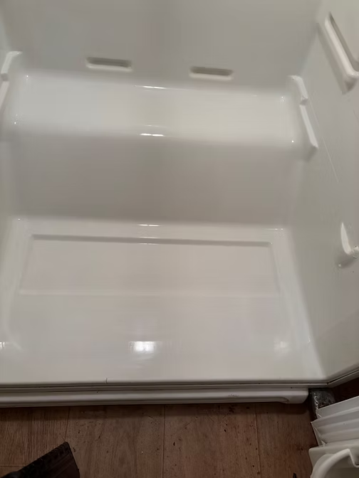 Shower after cleaning